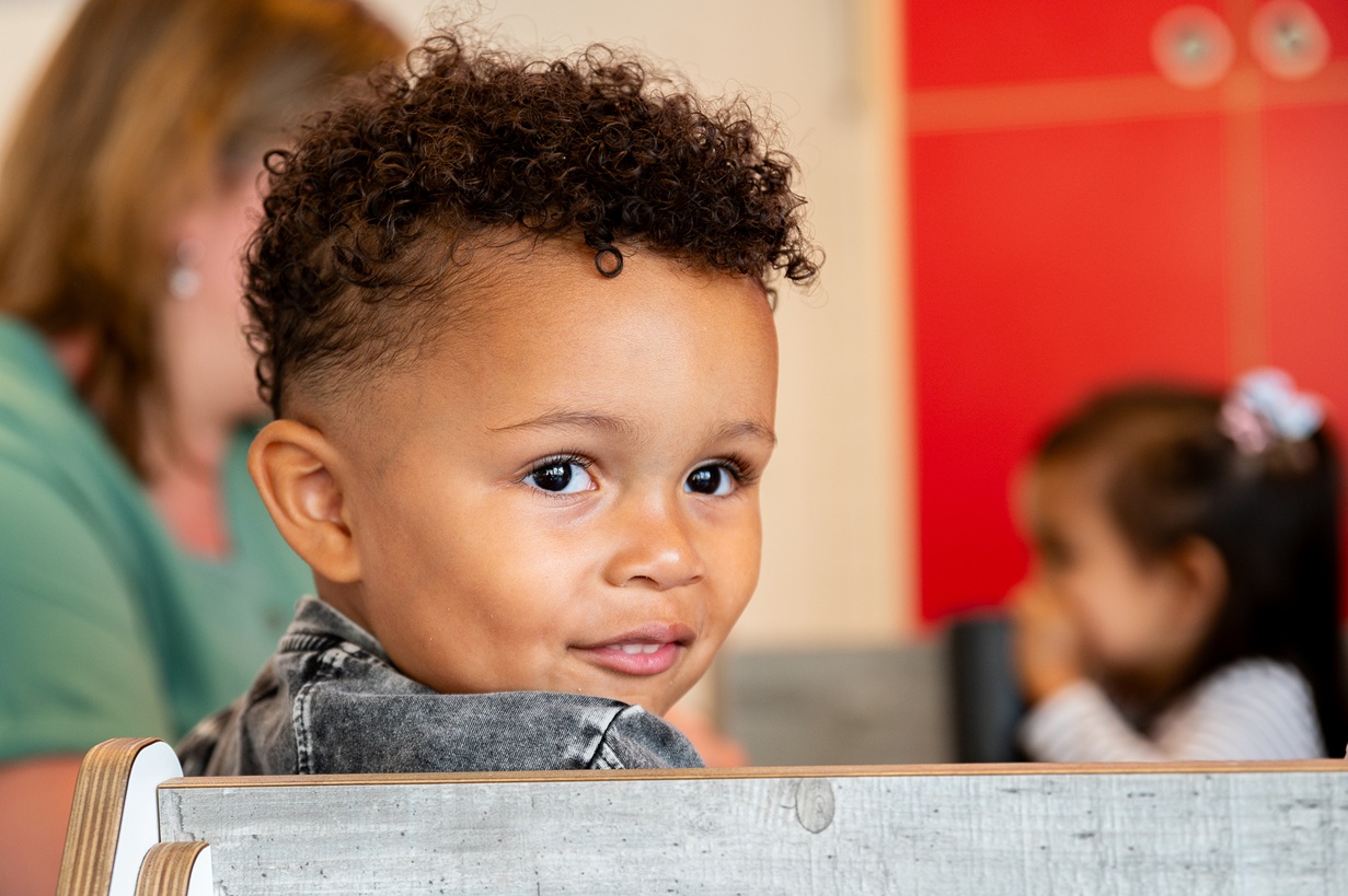 Jongetje van de peuteropvang van SKH Kinderopvang Huizen